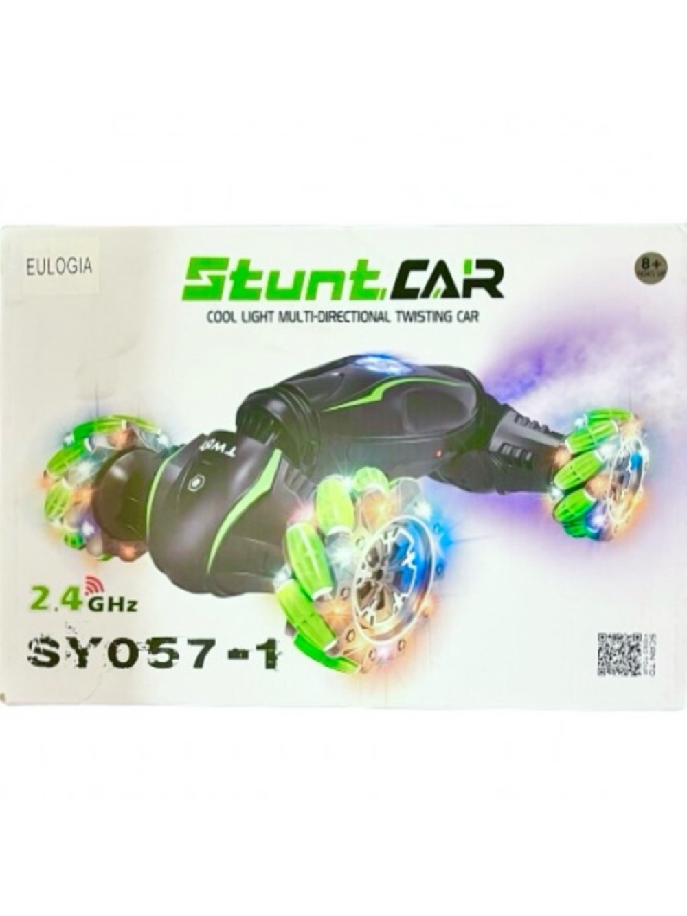 🆕-Remote Control 2.4Ghz Stunt Car 360° Rotate: Road/Pebble/Park/Sand/Carpet/Rock